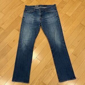 AG Adriano Goldschmied Classic Indigo Straight Jeans